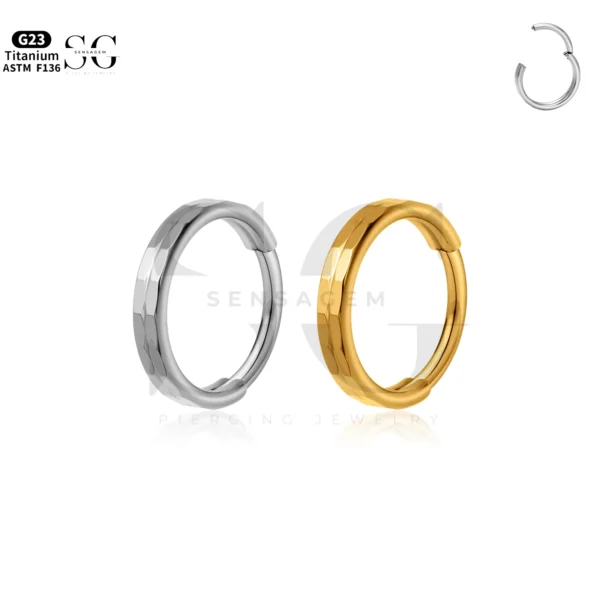 SG3220 Minimalist Titanium Nose Ring for Nose Piercing for Guys