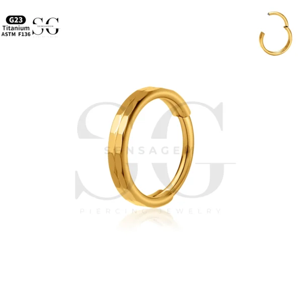 SG3220 Minimalist Titanium Nose Ring for Nose Piercing for Guys - Image 3