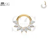 SG3224 Marquise Zircon Titanium Diamond Nose Ring - Image 2