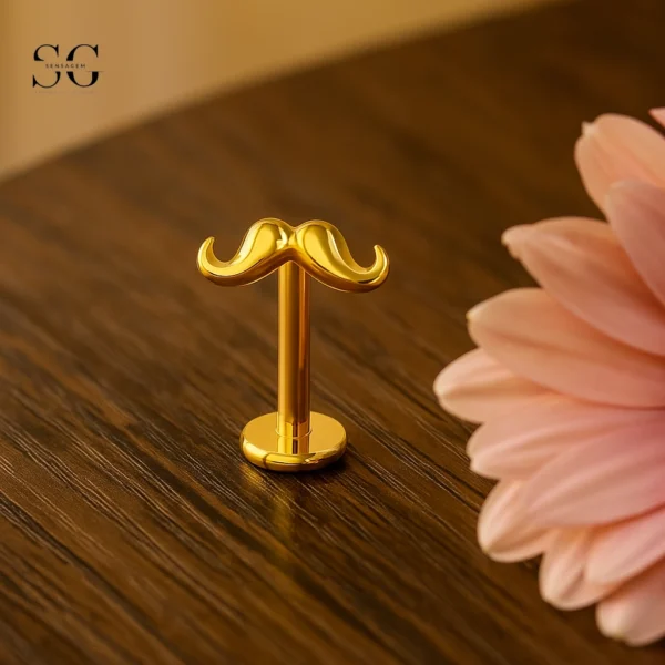 SG4267 Titanium Infinity Shape Labret Piercing Gauge