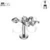 SG4271 Snake Shape Titanium Regular Labret Piercing - Image 3