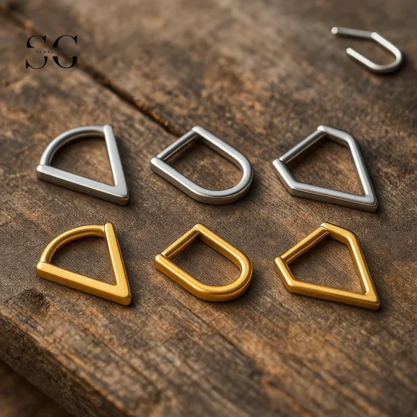 SG3222 V-Shaped Titanium Nose Ring Hoop for Daily Piercing