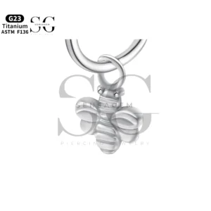 Sensagem SGYS8050 G23 Titanium Dangle Bee Charm