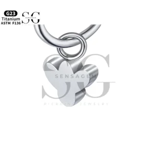 Sensagem SGYS8054 G23 titanium bengelen pootprint charme