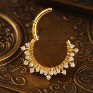 PIERCINGLINE clicker ad anello a segmenti in acciaio chirurgico | serpente | Piercing Anello Naso Setto Orecchio Elica Trago | Scelta del colore e