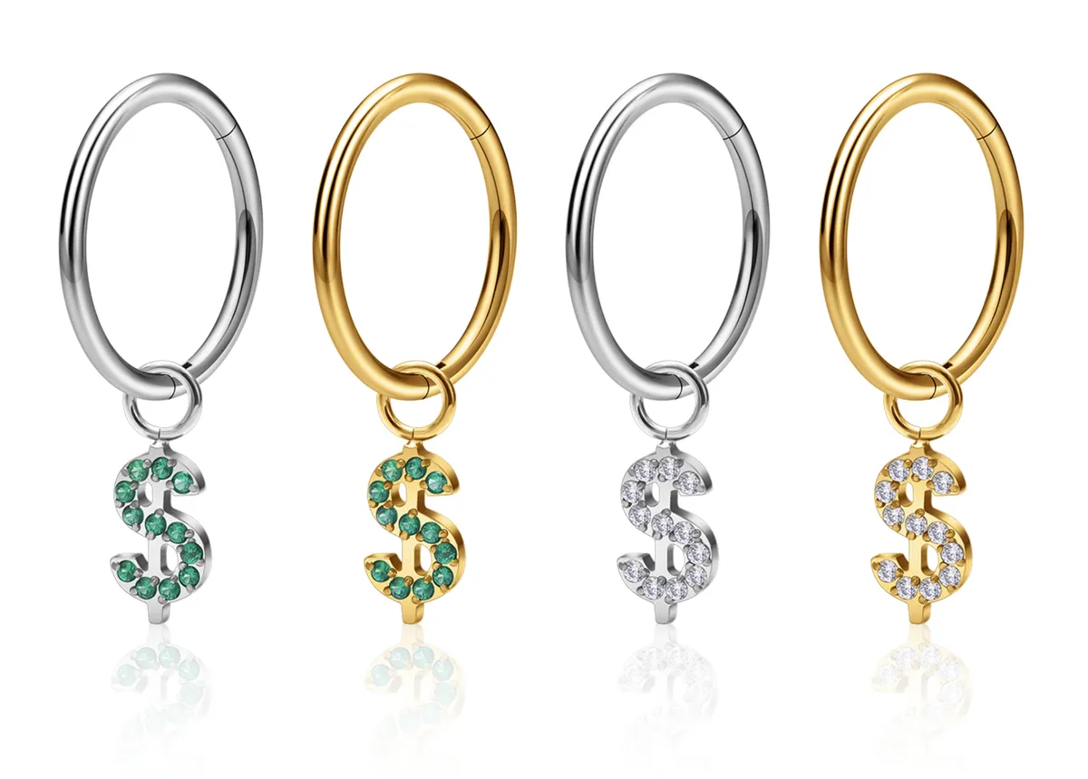 Clicker rings - hinged segment design