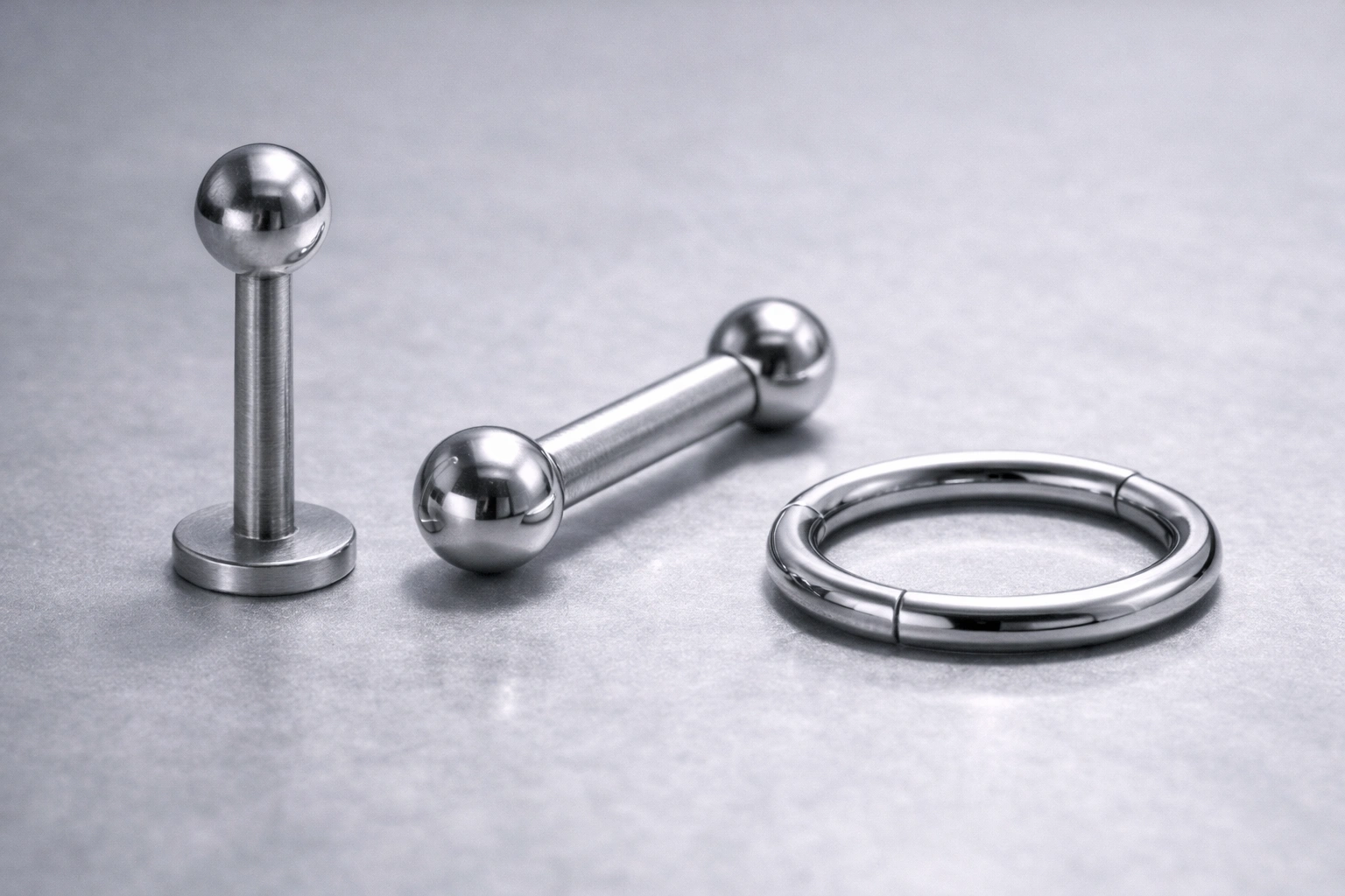 Implant grade titanium piercing jewelry materials - ASTM F136 Grade 23